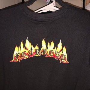 Black medium shirt with cool design